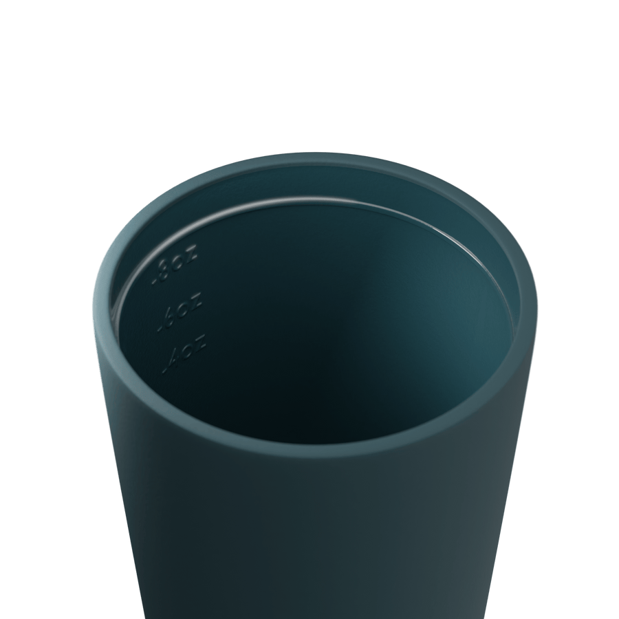 Reusable Ceramic Cup - Bino 8oz | Emerald