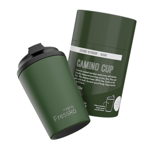 Reusable Ceramic Cup - Camino 12oz | Khaki