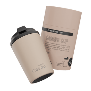 Reusable Ceramic Cup - Camino 12oz | Oat