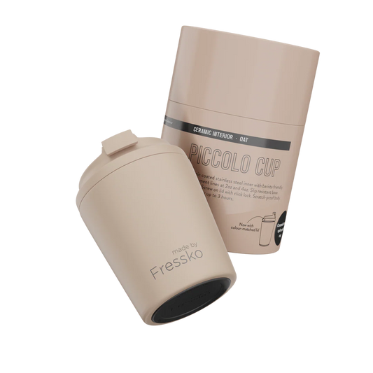 Reusable Cup Ceramic - Piccolo 4oz | Oat