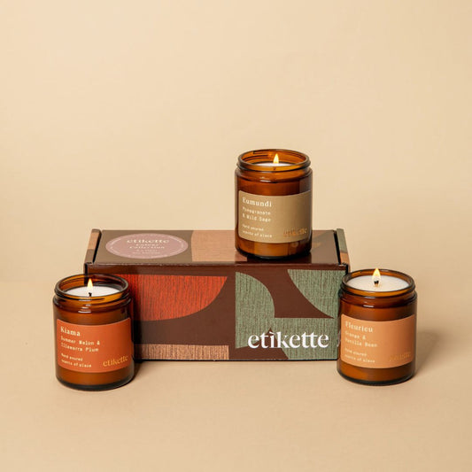 Candle Holiday Gift Set