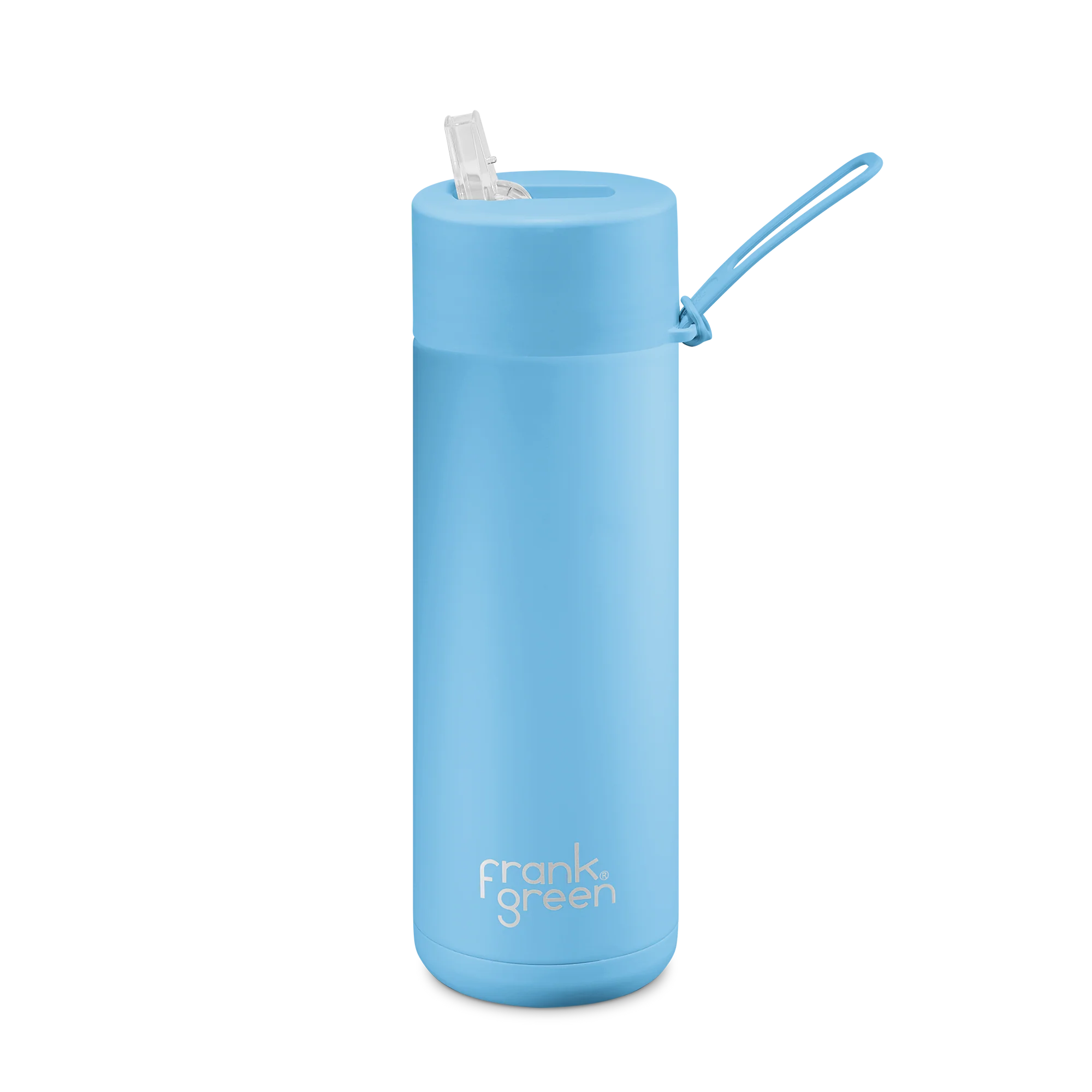 Ceramic Bottle Straw Lid | 20oz Sky Blue - Limited Edition