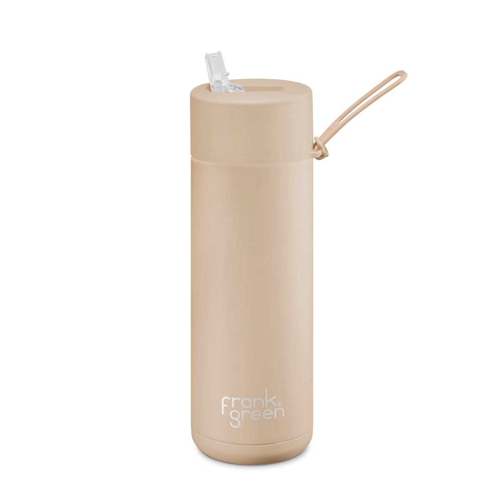 Ceramic Bottle Straw Lid | 20oz Soft Stone - Limited Edition