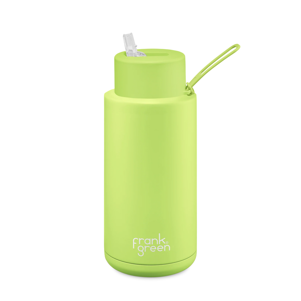 Ceramic Bottle Straw Lid | 34oz Pistachio Green - Limited Edition