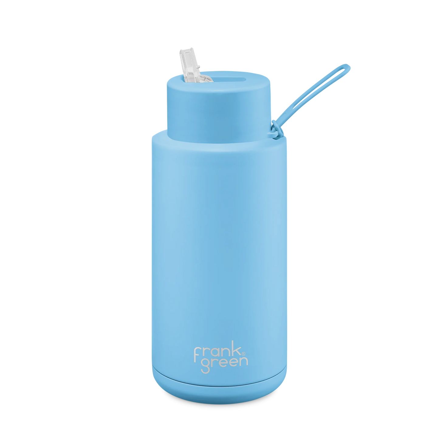 Ceramic Bottle Straw Lid | 34oz Sky Blue - Limited Edition