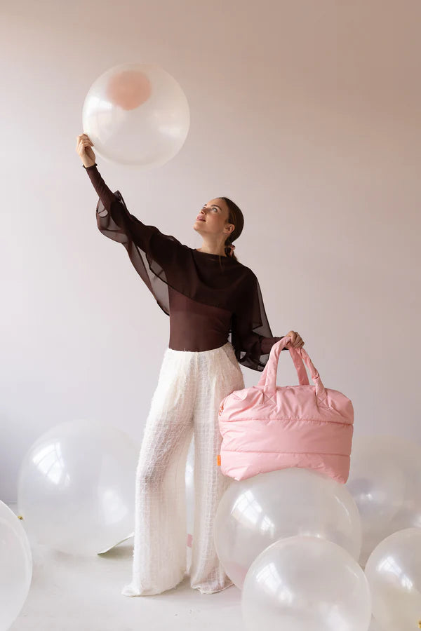 Camill Puffy Weekend Bag | Pink Dolphin