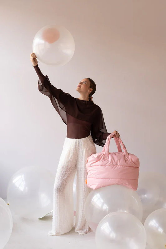 Camill Puffy Weekend Bag | Pink Dolphin