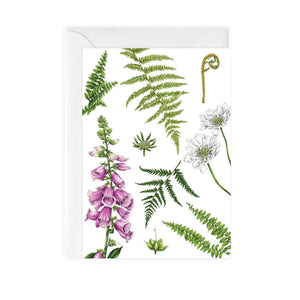 Foxglove & Ferns Card