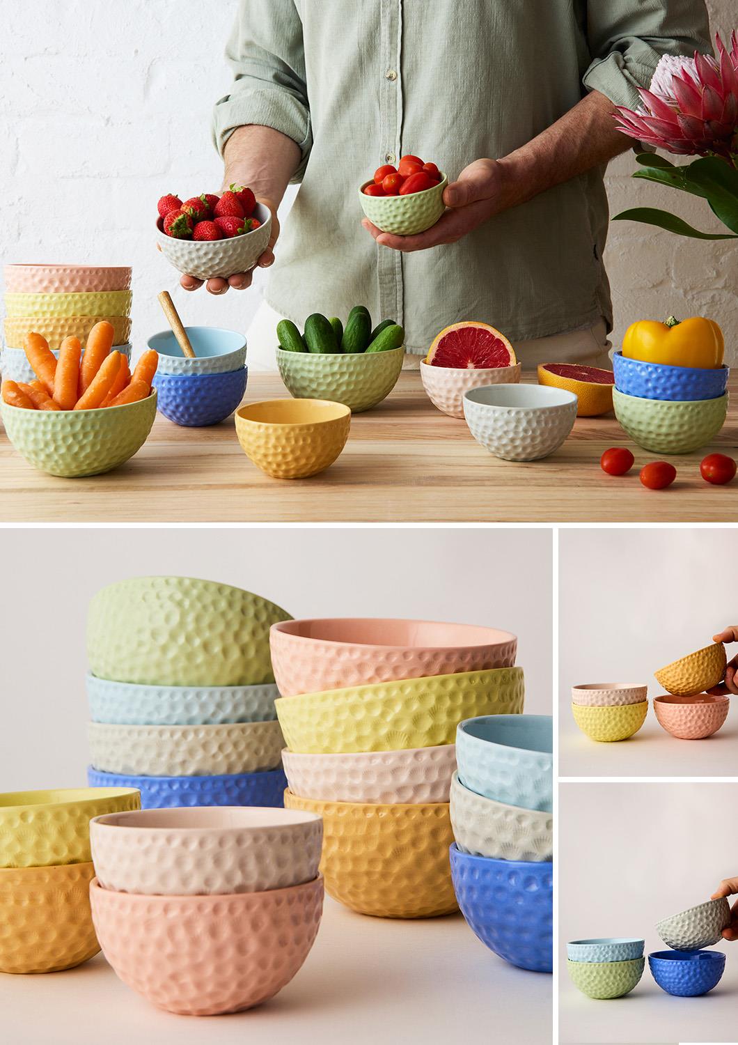 Pastel Pop Bowl Set | Small - Various Colours