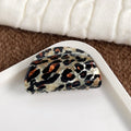 Animal Print Hair Claw | Round - Medium