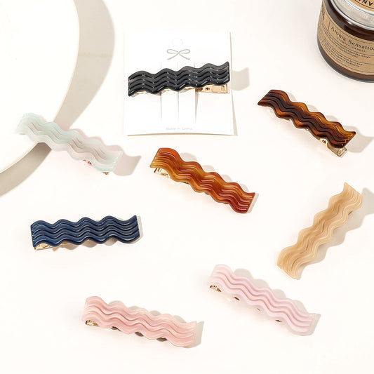 wavy hair slide | various colours