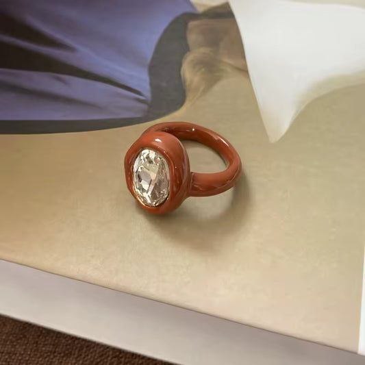 Colourful Resin Acrylic Rings | More Colours