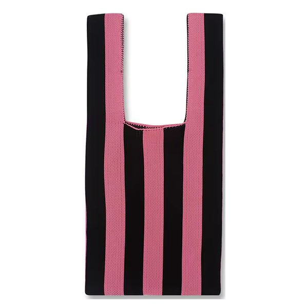 Knit Tote Bag  | Assorted Stripe Colours