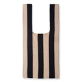 Knit Tote Bag  | Assorted Stripe Colours