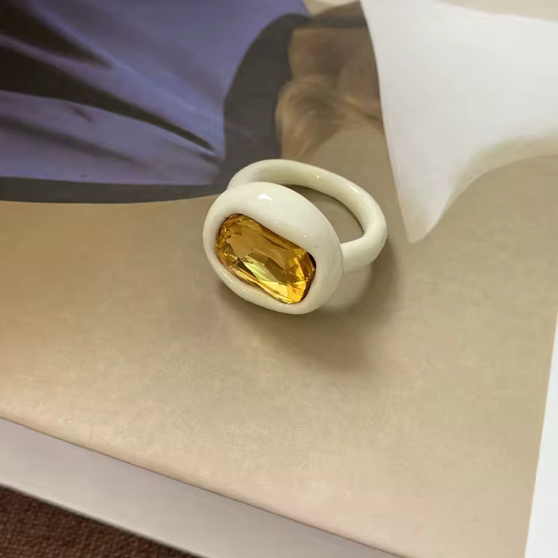 Colourful Resin Acrylic Rings | More Colours