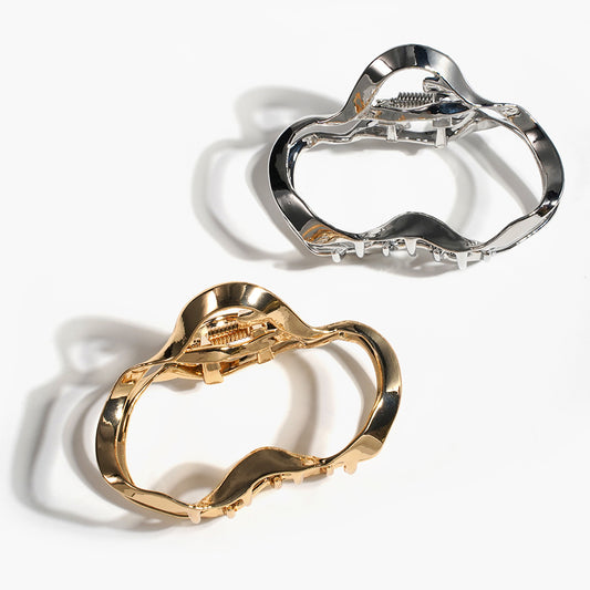 Silver & Gold Wavy Hair Claws