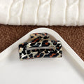 Animal Print Hair Claw | Square - Medium