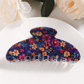 Floral Hair Claw | Multi Coloured