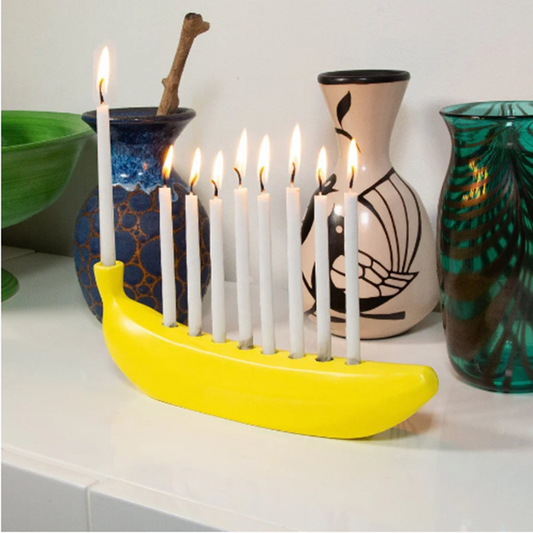 Banana Menorah | Hanukkah