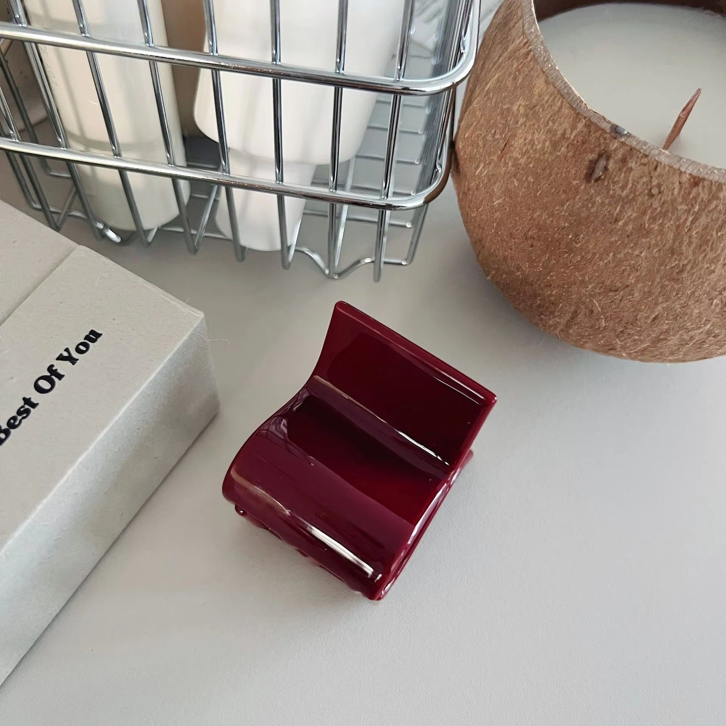 small curve hair claw | various colours