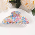 Floral Hair Claw | Multi Coloured