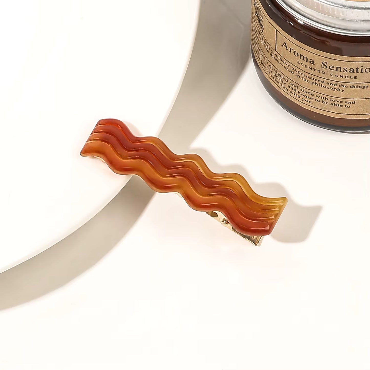 wavy hair slide | various colours