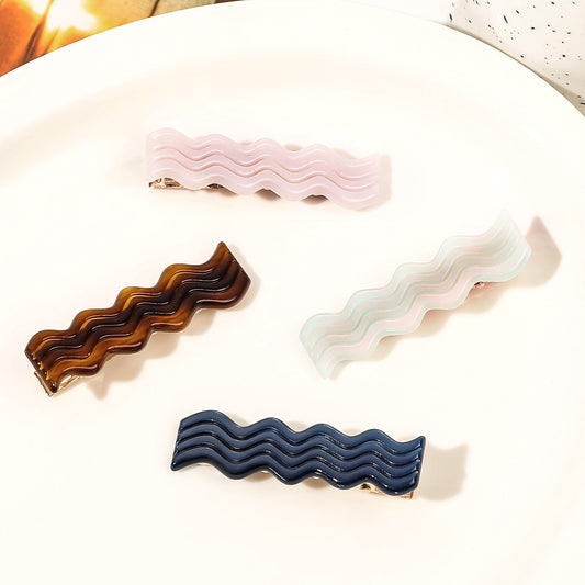 wavy hair slide | various colours