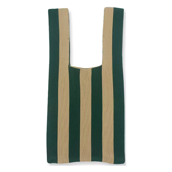 Knit Tote Bag  | Assorted Stripe Colours