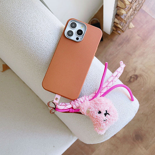 Teddy Bear Phone Strap & Plate | Various Colours