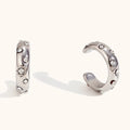 mini hoop ear cuff | gold & silver
