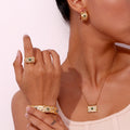 Gold Evil Eye Necklace