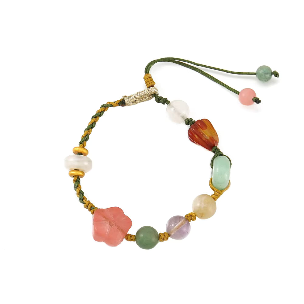Chunky Natural Stone | Slider Bracelet