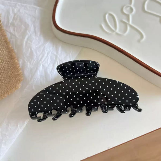 polka dot hair claw | various colours