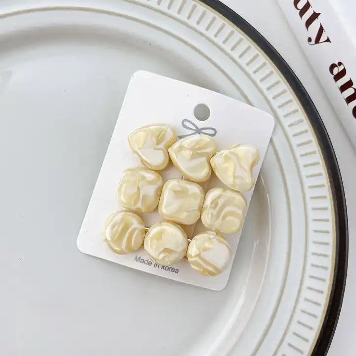 Shape Barrette Set | Various Colours