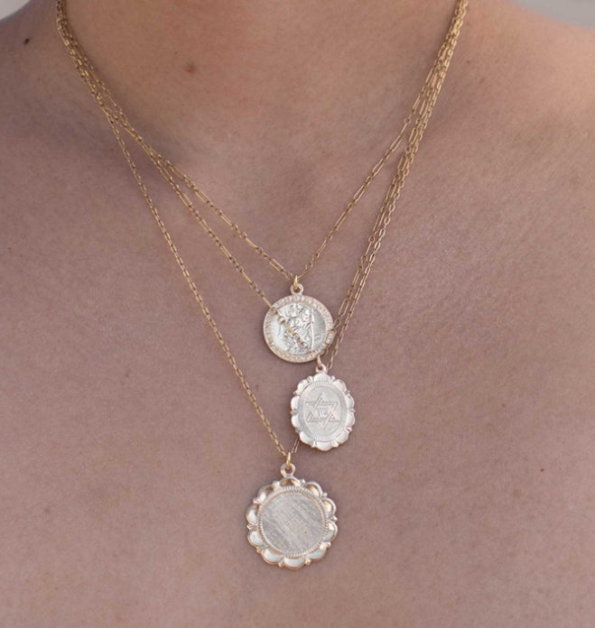 Star of David Pendant Necklace | Various Colours