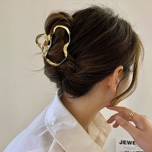 Silver & Gold Wavy Hair Claws