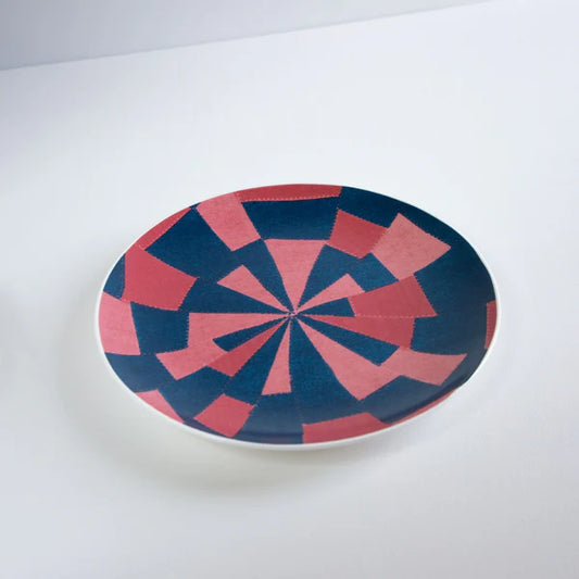 Pink and Blue X Louise Bourgeois | China Plate