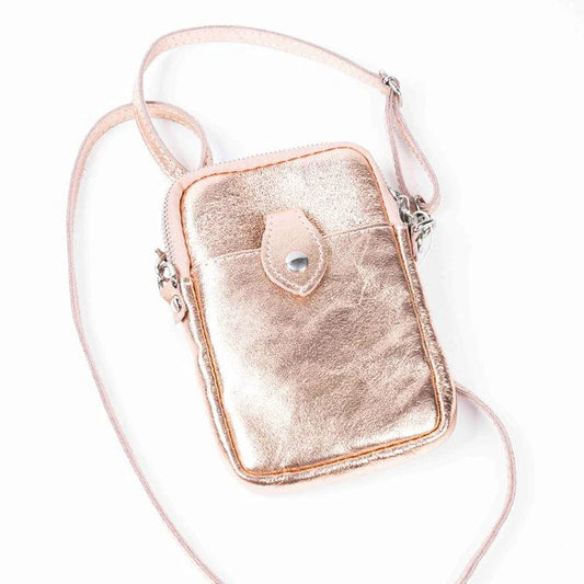 metallic phone pouch | various colours