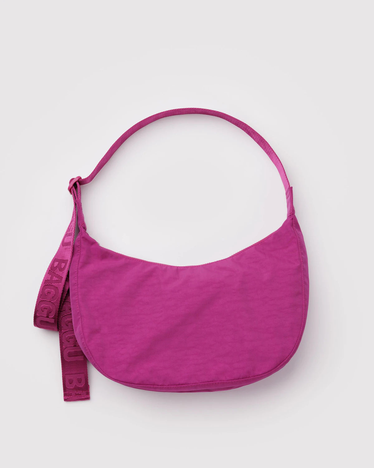 Medium Crescent Bag | Deep Fuchsia