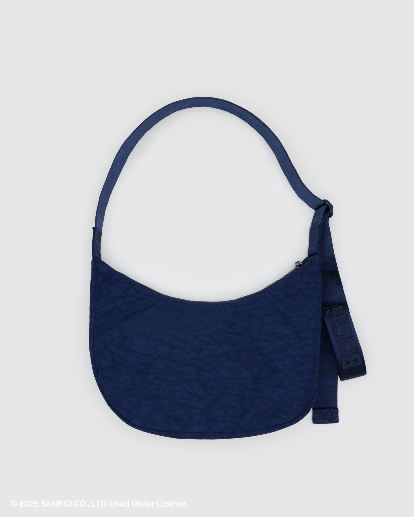 Medium Nylon Crescent Bag | Embroidered Hello Kitty & Teddy