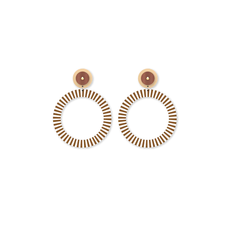 Basics Large Ring Stud Earrings