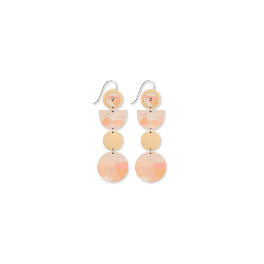 Kiasmin Layered Quad Drop Earring