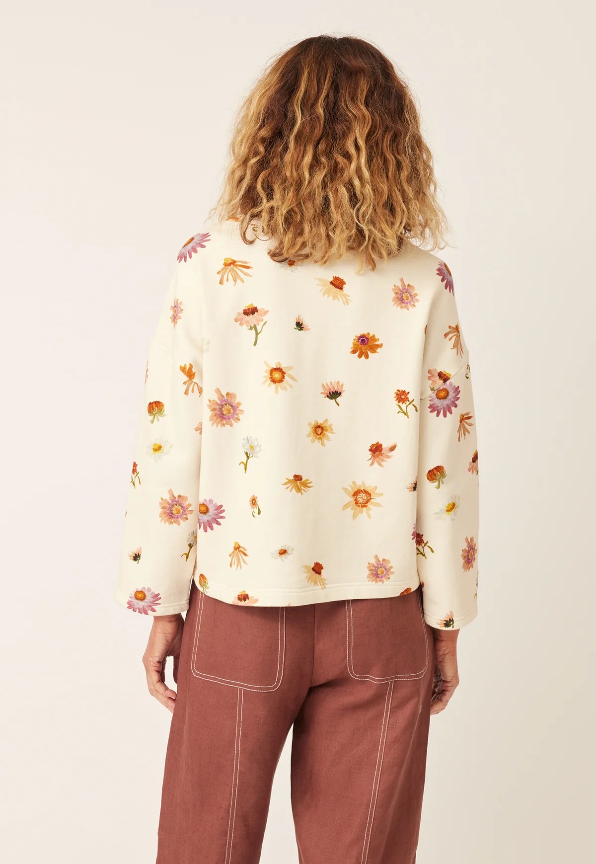 Mina Sweatshirt | Paper Daisy Cream