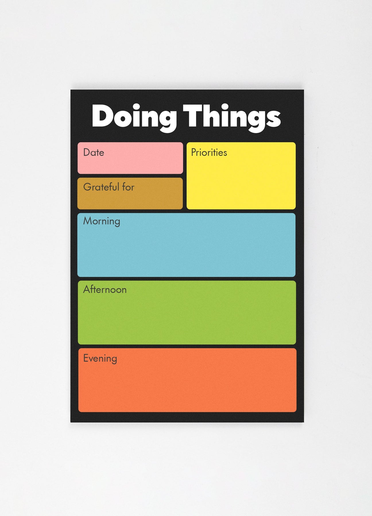 Doing Things | Daily Desk Pad