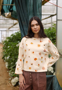 Mina Sweatshirt | Paper Daisy Cream