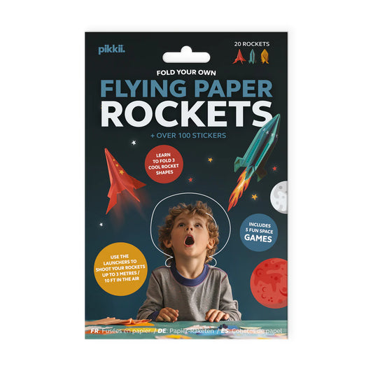 Fold Your Own: Paper Flying Rockets
