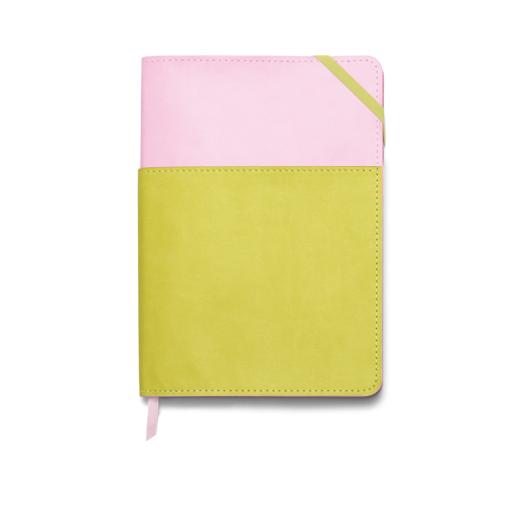 Vegan Leather Pocket Journal - Lilac + Matcha