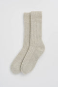 Alpaca Ribbed Bed Socks | Various Colours