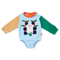 Zoo Crew Blue | Terry Long Sleeve Bodysuit