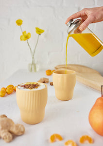 Turmeric Pigment Latte Cups | Set Of Two